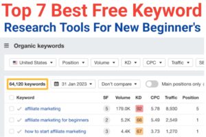 Top 7 Best Free Keyword Research Tool - हिन्दी में!